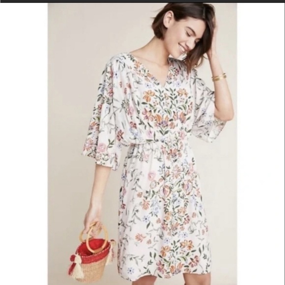 LAIA Floral Dress Anthropologie - Picture 1 of 7